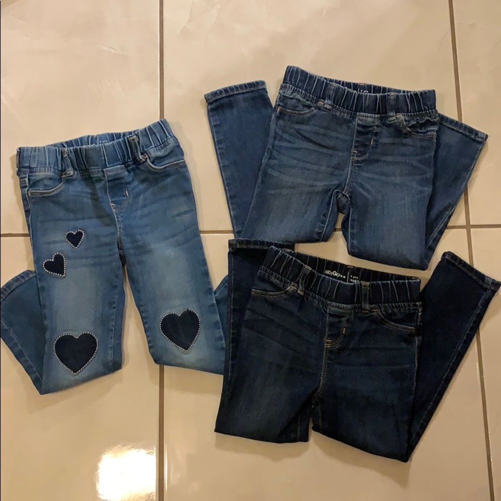 3 baby gap girls jeans